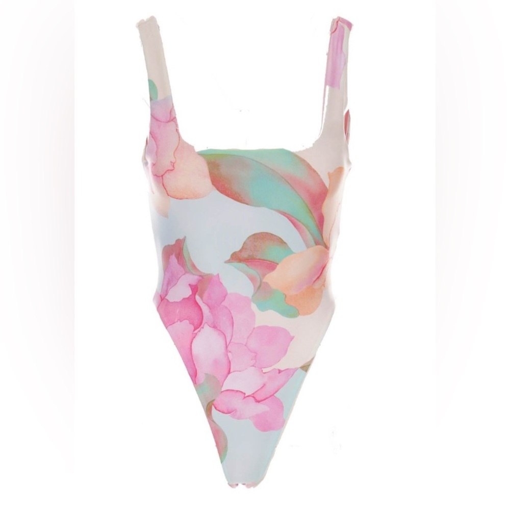 Mara Hoffman Idalia one piece floral swimsuit